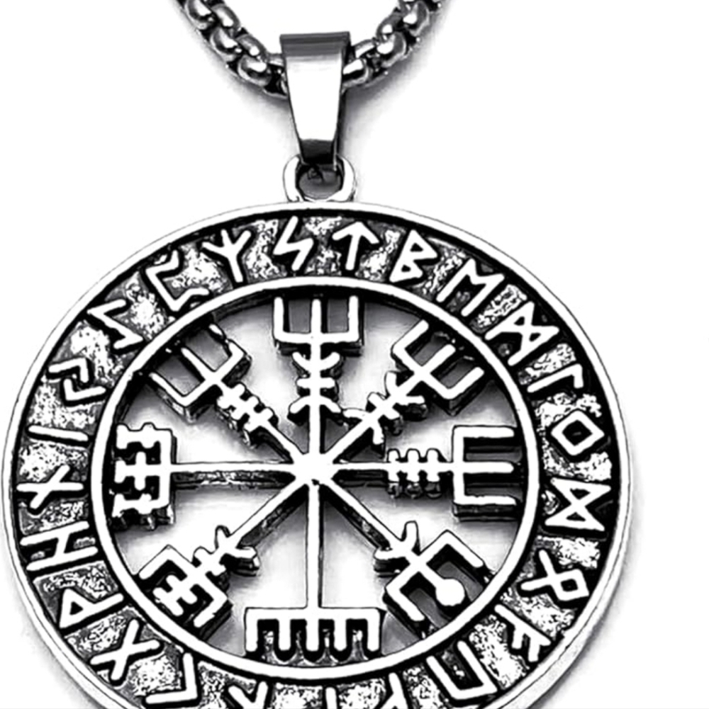 Viking Rune Pendant Necklace - Picture 2 of 4